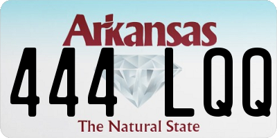 AR license plate 444LQQ