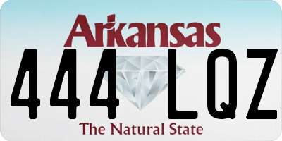AR license plate 444LQZ