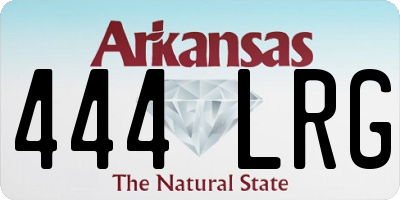 AR license plate 444LRG