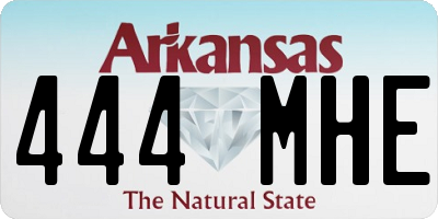 AR license plate 444MHE
