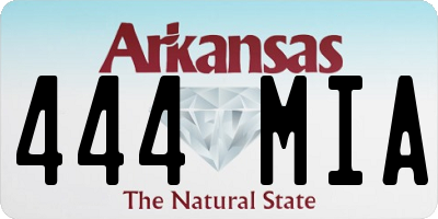 AR license plate 444MIA