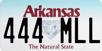 AR license plate 444MLL