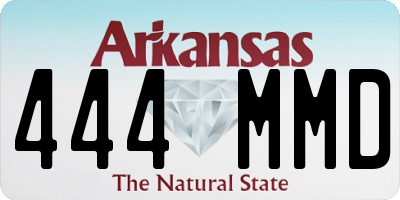 AR license plate 444MMD