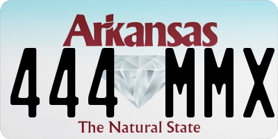 AR license plate 444MMX