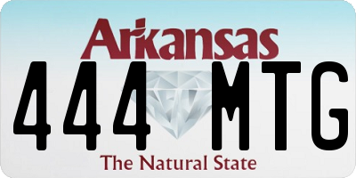 AR license plate 444MTG