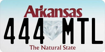 AR license plate 444MTL