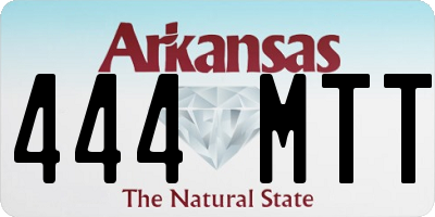 AR license plate 444MTT