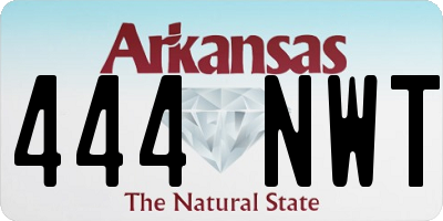 AR license plate 444NWT