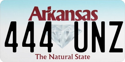 AR license plate 444UNZ