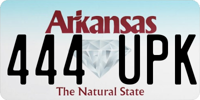AR license plate 444UPK
