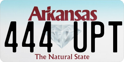 AR license plate 444UPT