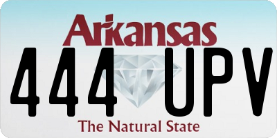 AR license plate 444UPV