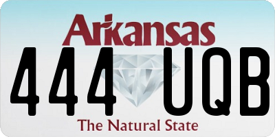 AR license plate 444UQB