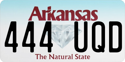 AR license plate 444UQD