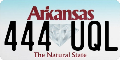 AR license plate 444UQL