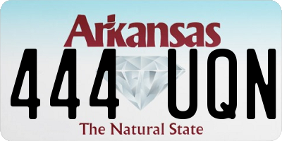 AR license plate 444UQN