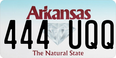 AR license plate 444UQQ