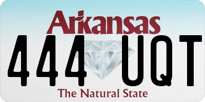 AR license plate 444UQT
