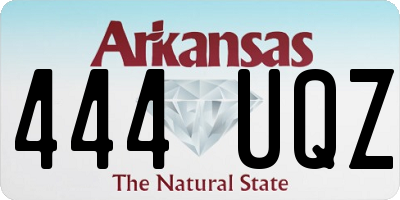 AR license plate 444UQZ