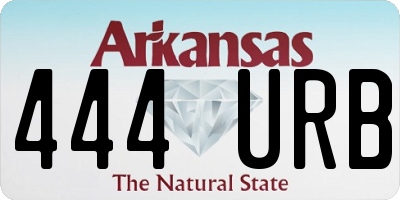 AR license plate 444URB