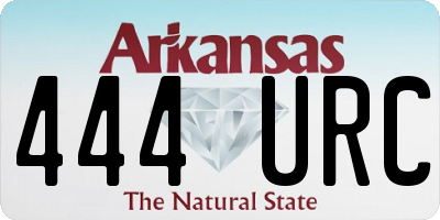 AR license plate 444URC