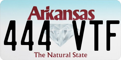 AR license plate 444VTF