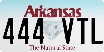 AR license plate 444VTL
