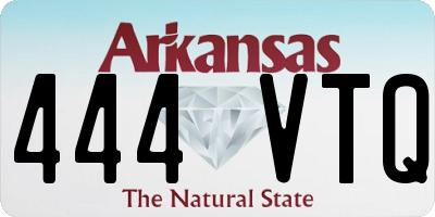 AR license plate 444VTQ