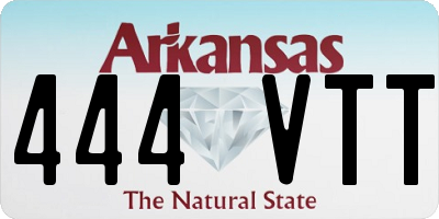 AR license plate 444VTT
