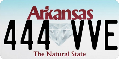 AR license plate 444VVE