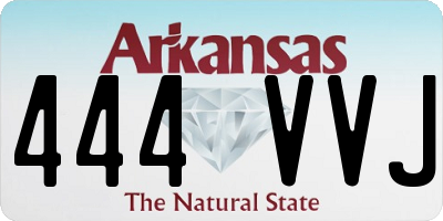 AR license plate 444VVJ