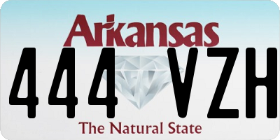 AR license plate 444VZH