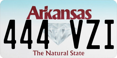 AR license plate 444VZI