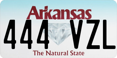 AR license plate 444VZL
