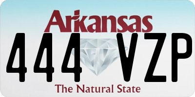 AR license plate 444VZP