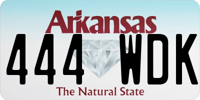AR license plate 444WDK