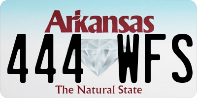 AR license plate 444WFS