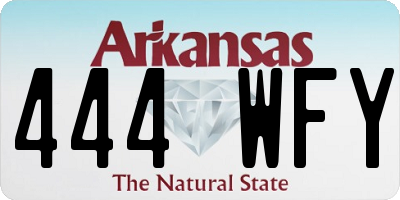 AR license plate 444WFY