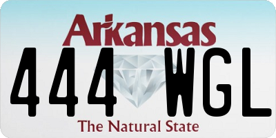 AR license plate 444WGL