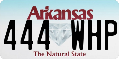 AR license plate 444WHP