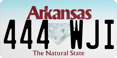 AR license plate 444WJI