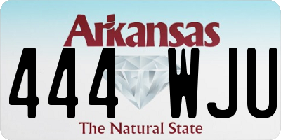 AR license plate 444WJU
