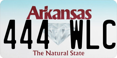 AR license plate 444WLC