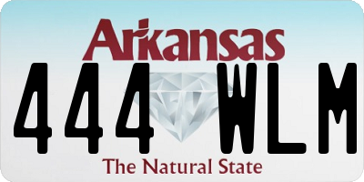 AR license plate 444WLM