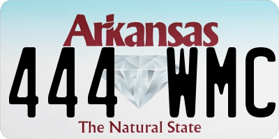 AR license plate 444WMC