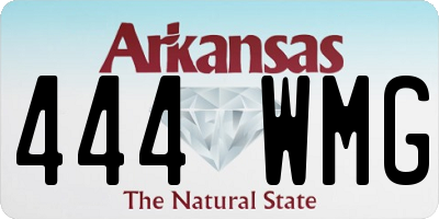 AR license plate 444WMG