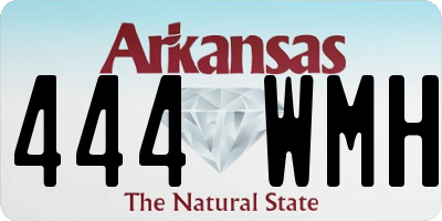 AR license plate 444WMH
