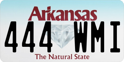 AR license plate 444WMI