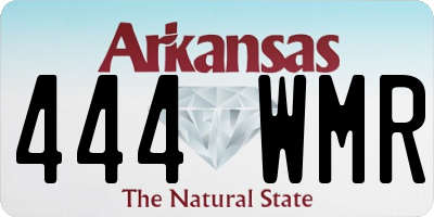 AR license plate 444WMR