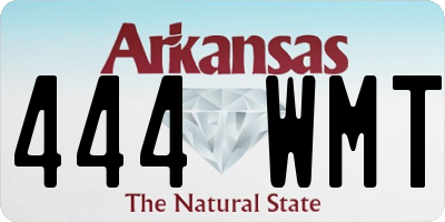 AR license plate 444WMT
